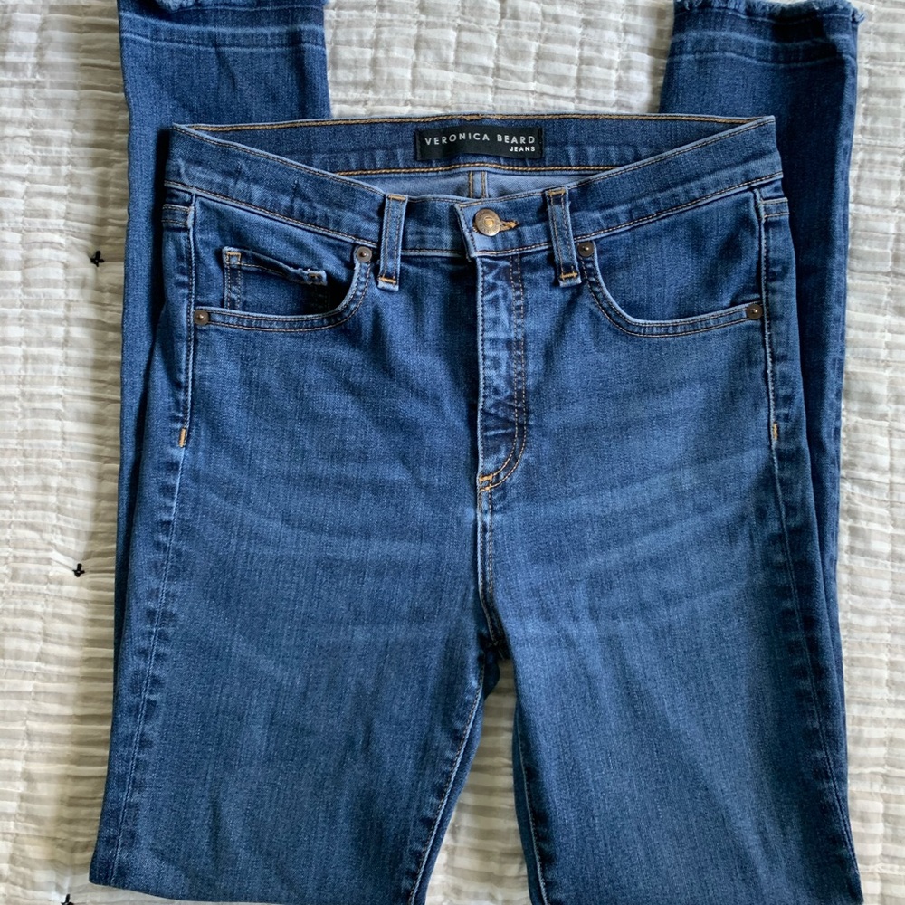 Veronica beard kate 10” high rise skinny jeans